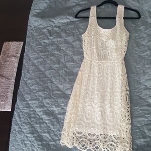 Lauren Conrad cream summer dress